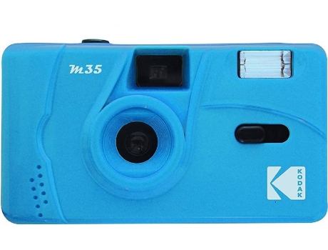 Máquina Fotográfica Reutilizável KODAK M35 Azul