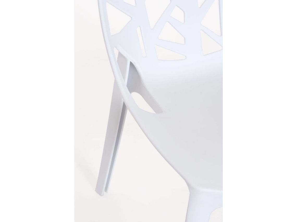 Pack 4 Cadeiras Hissar Polipropileno - Branco
