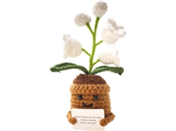 Crochê Abajur, Iluminação de Mesa Floral Crochê