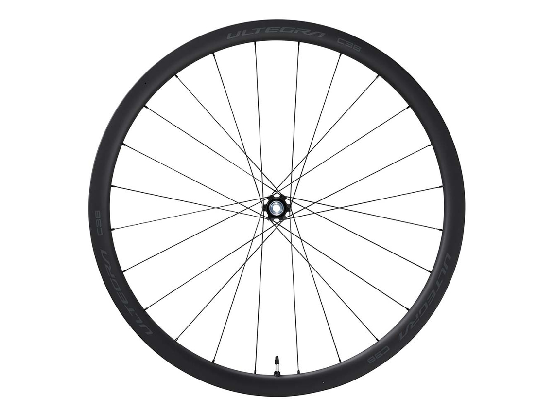 Roda Dianteira Estrada SHIMANO Sem câmara de carbono ultegra r8170 c36 cl disc