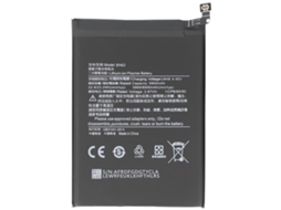 Avizar Bateria Li-polímero 3,87v Para Xiaomi Redmi 9 4g Compatível Bn62 Preto