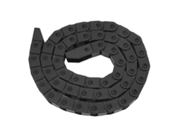 Cadeia De Arasto De Cabo Plástico Preto Resistente