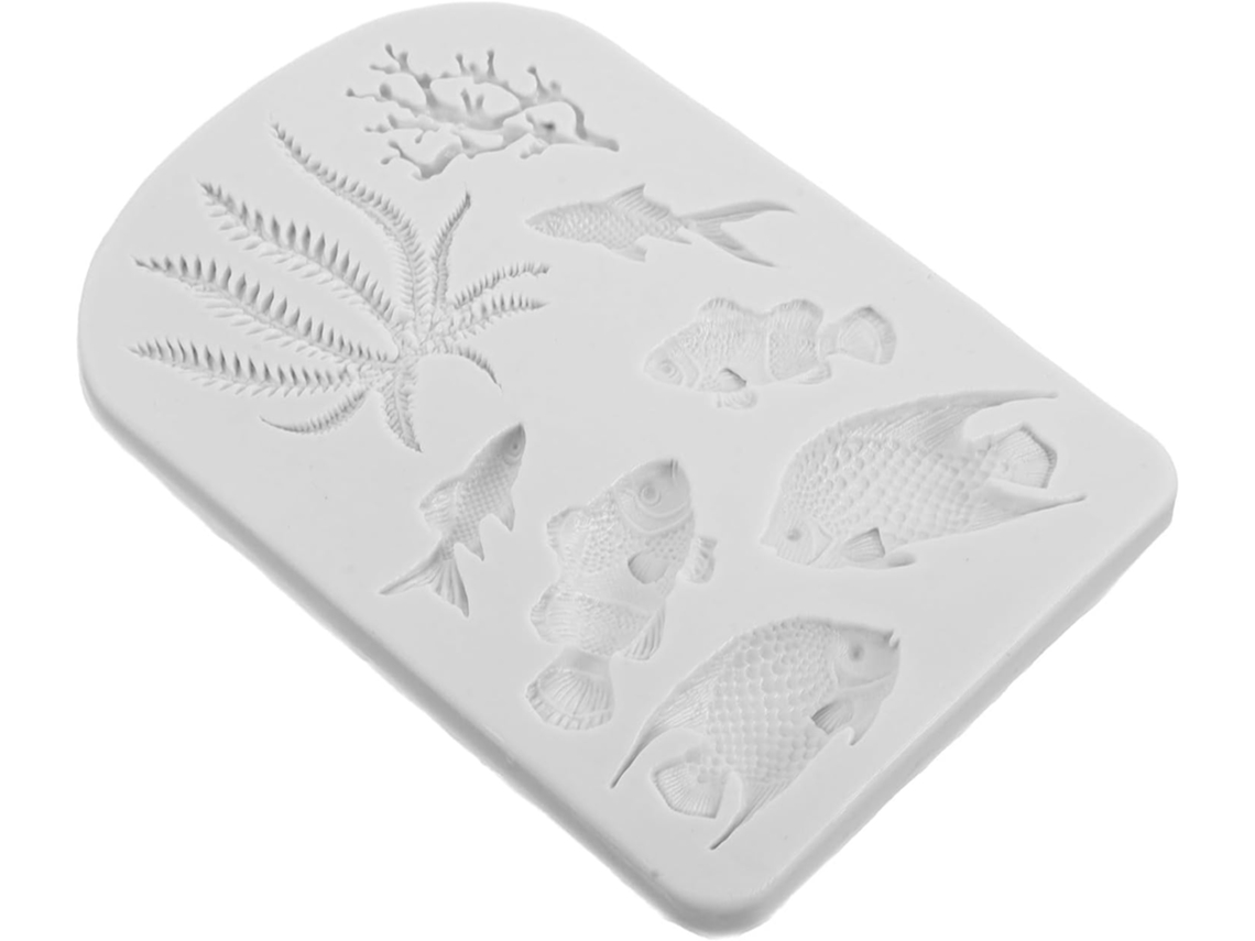 Molde De Silicone Com Tema Náutico Para Fondant E Chocolate.