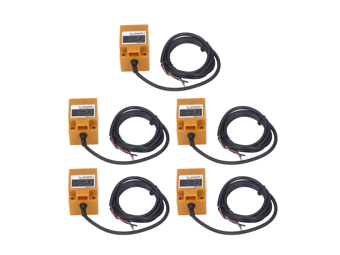 Veloriskku-5 Peças Sensor De Proximidade Npn Normalmente Aberto 200ma Switch Detector 10-30vdc