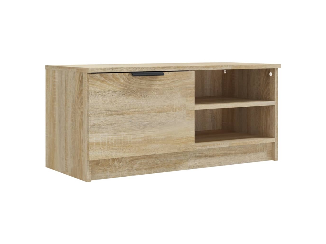TV Móvel Cor Carvalho Sonoma MAISON EXCLUSIVE em Madeira Processada (80x35x36,5 cm)