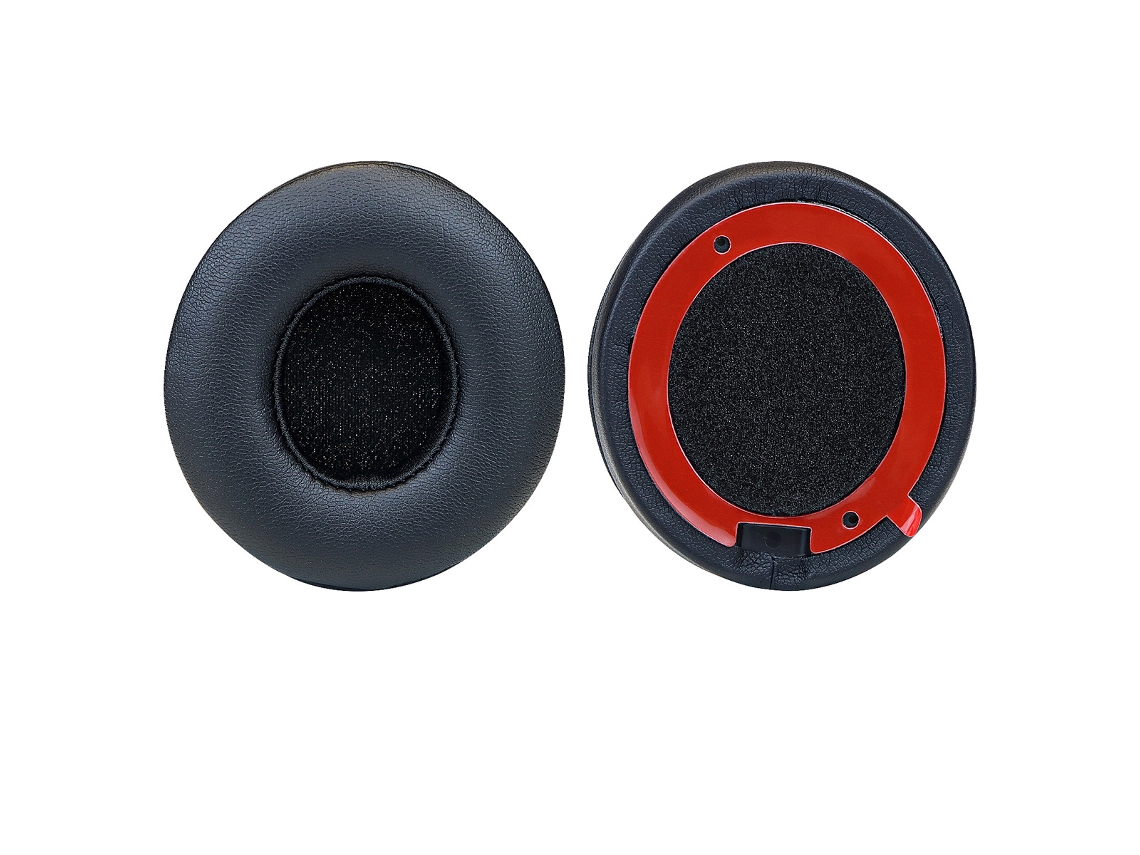 Almofada para Auscultadores Beats Solo 4.0 de Orelhas de Espuma Macia Pele de Proteína Preto XIAOMOYU