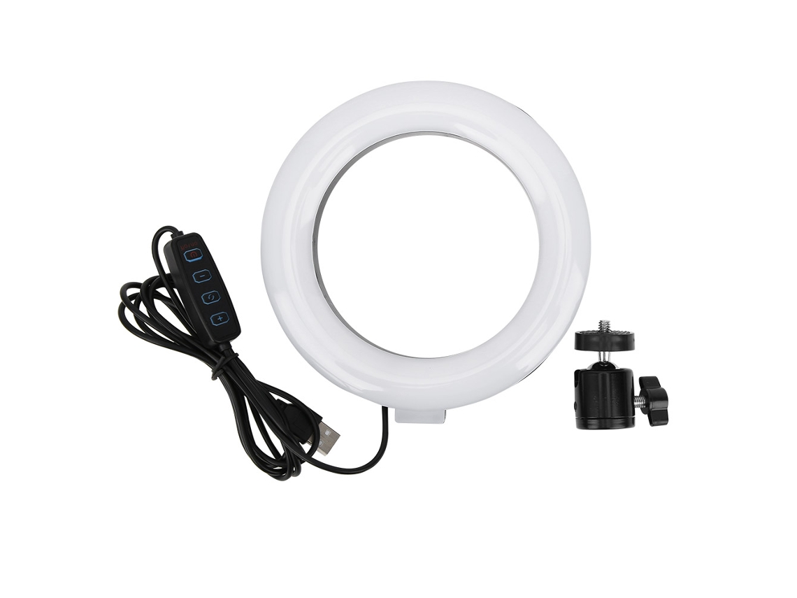 2026 luz Anillo Led 6 Polegadas para Relleno, Live e Vídeo Luz de Relleno Anular
