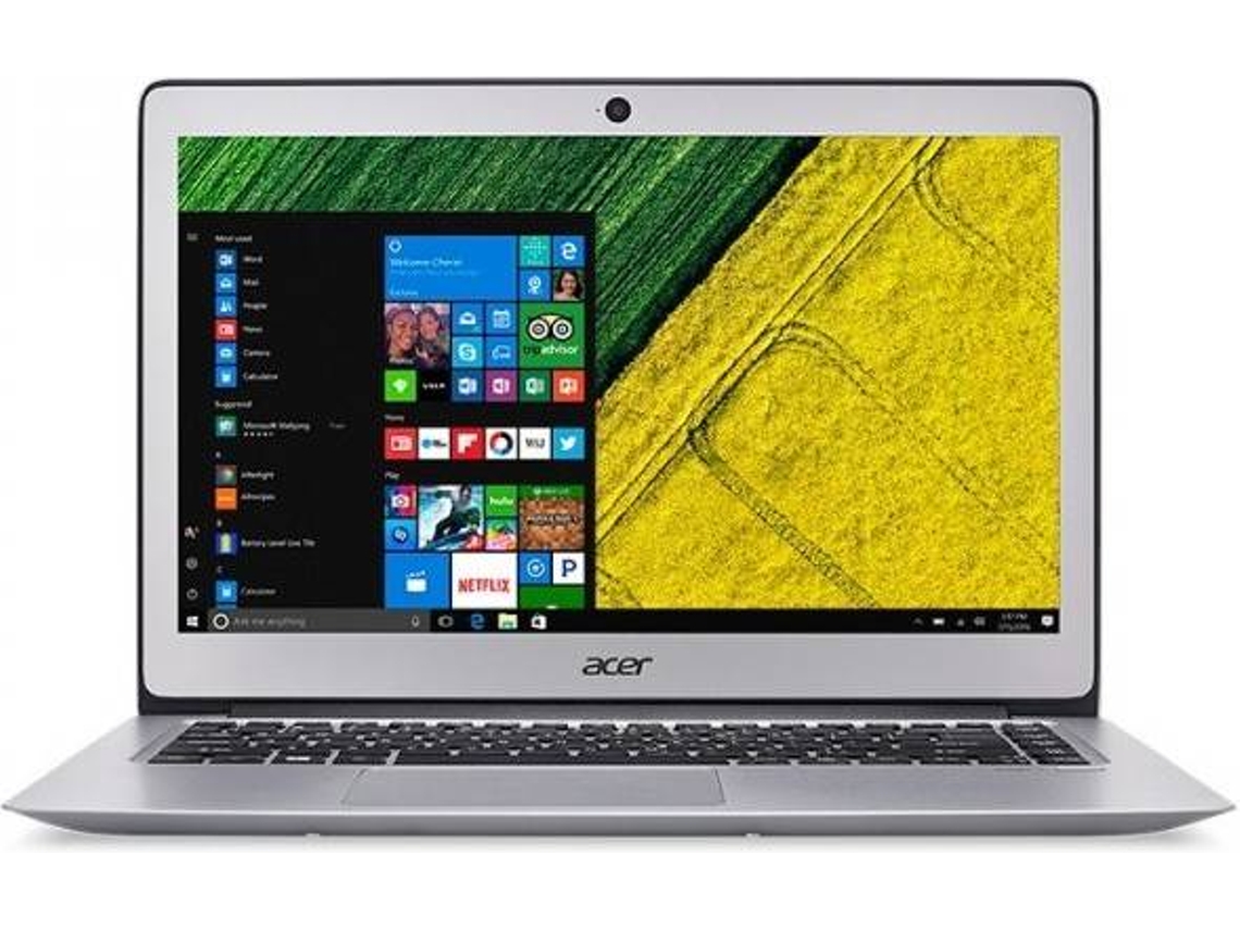Portátil ACER Sf113-31-C23S (13'' - Intel Celeron N3350 - 4 GB RAM - 128 GB SSD - Intel HD Graphics 500)