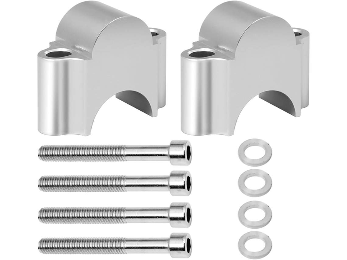 Adaptador Universal Cnc para Guidão de Motocicleta 28 Mm 1 Kit Elevação Motocicletas Compatível Guidões