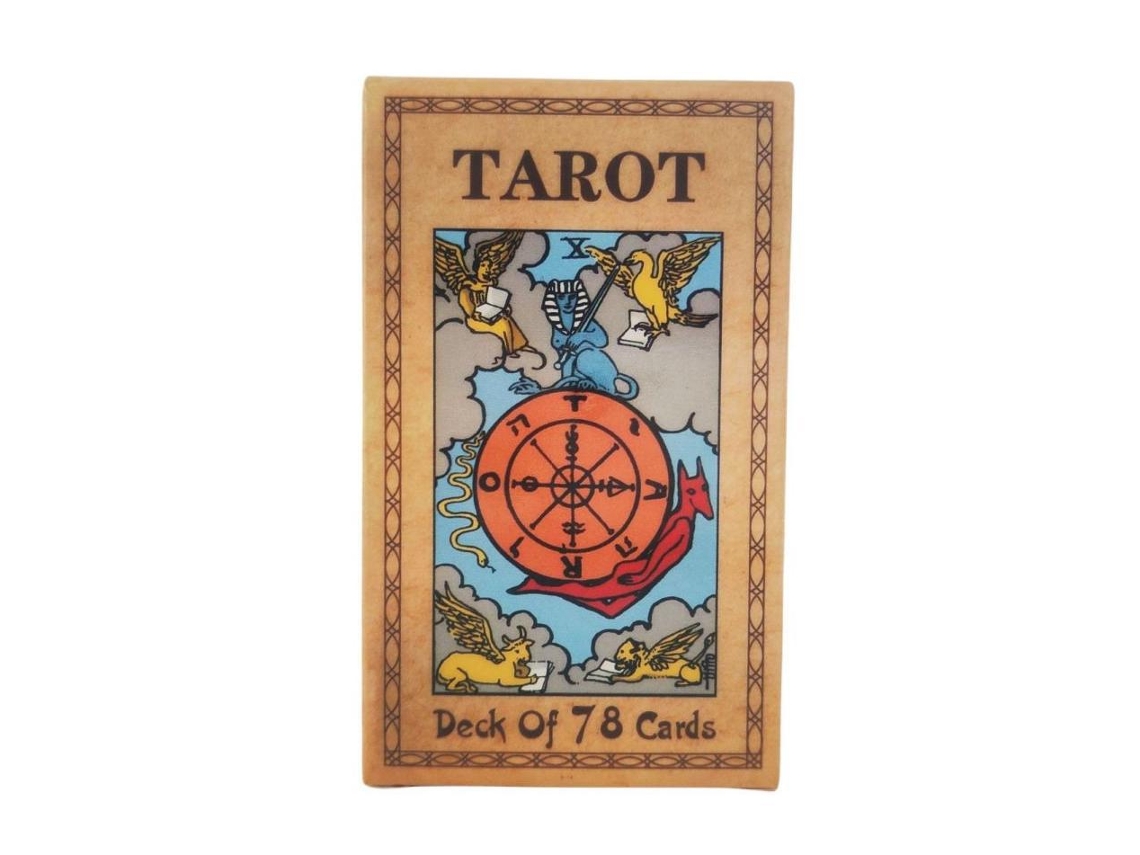 Baralho de Tarô Autêntico, 12x7 Cm, Inclui Manual de Instruções Impresso. MDUG