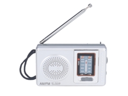 Primerox rádio Am Fm Portátil Bateria Operado Material Plástico À Prova D'água Bc r2048