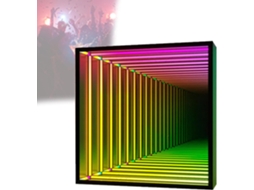 Luminária Noturna Led Com Espelho Infinito Para Decoração De Quarto E