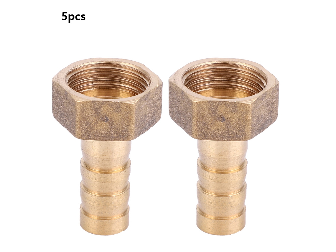 Laxiscreed Conector De Jogo De Latão 10mm Com Rosca Fêmea Bsp Para Mangueiras