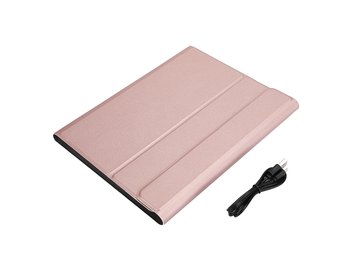 Capa Protetora Para Teclado De Tablet Para Ios/pro/air De 9,7 Polegadas - Acessório Cor Rosa Dourado