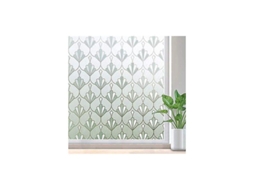 Película Estática Para Janelas, Película Blackout Triomphe Privacy Window Film Autoadesiva Reutilizável Fosca Opaca Com Padrão Floral, Para Slowmoose