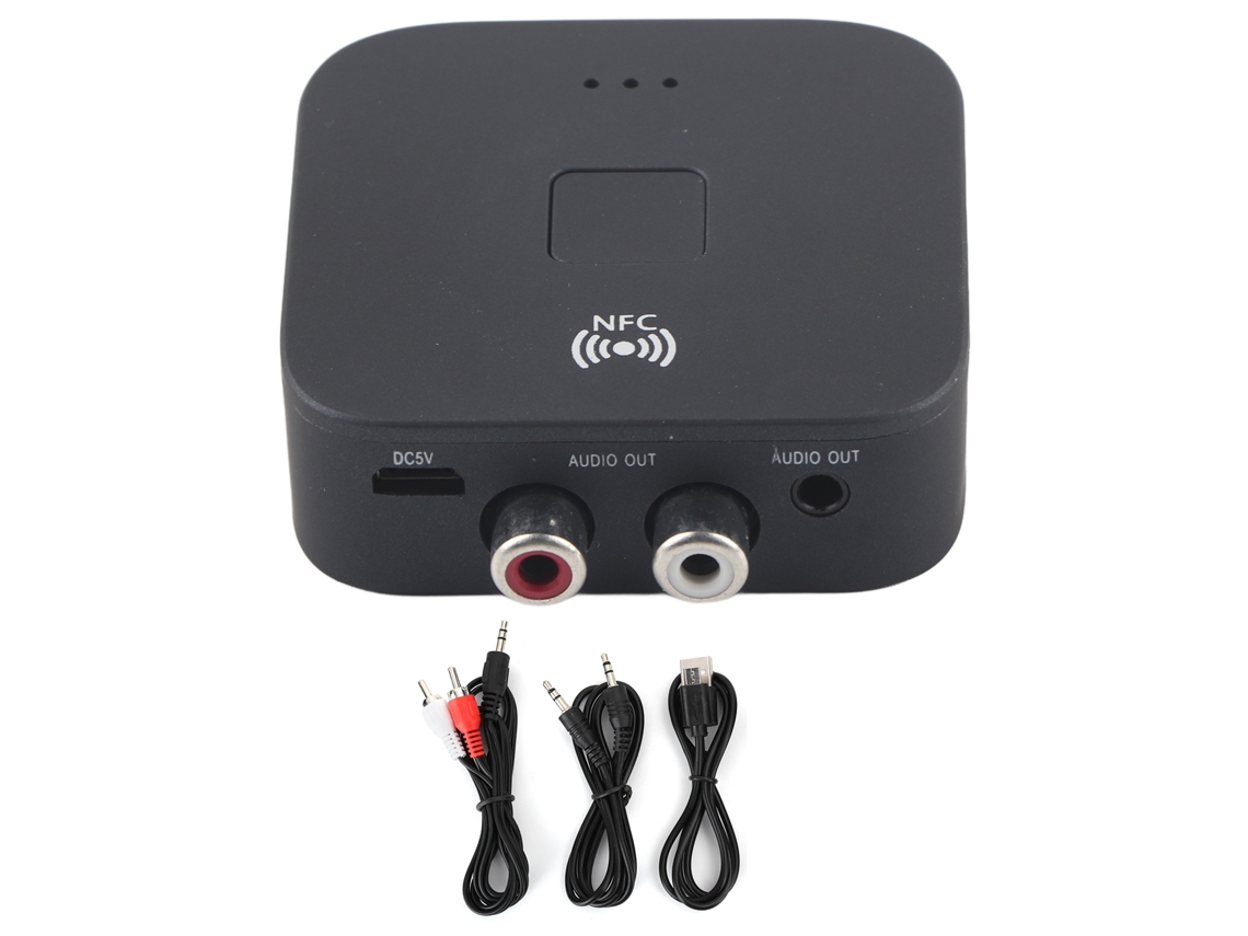 Aetheria receptor Bluetooth 5.0 com Rca e 3.5mm Jack Aux Adaptador Sem Fio para Tv Carro Hifi