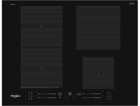 Placa de Indução WHIRLPOOL WF S9365 BF IXL (Elétrica - 65 cm - Preto)