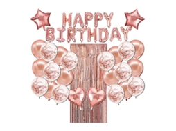 1 Conjunto De Balões De Feliz Aniversário Allinless