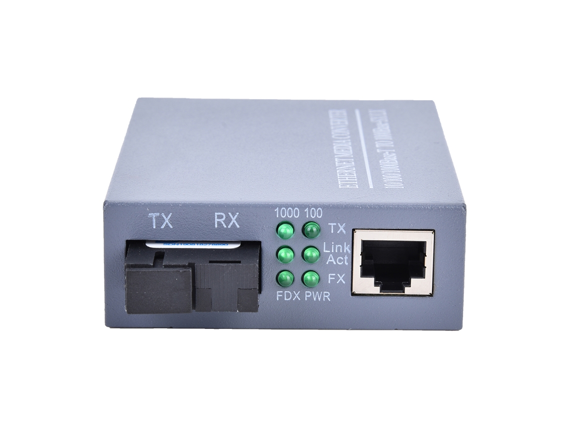 Laxiscreed Conversor Ethernet De Fibra Single-mode Rj45 Gigabit Para Ligações De Alta Velocidade
