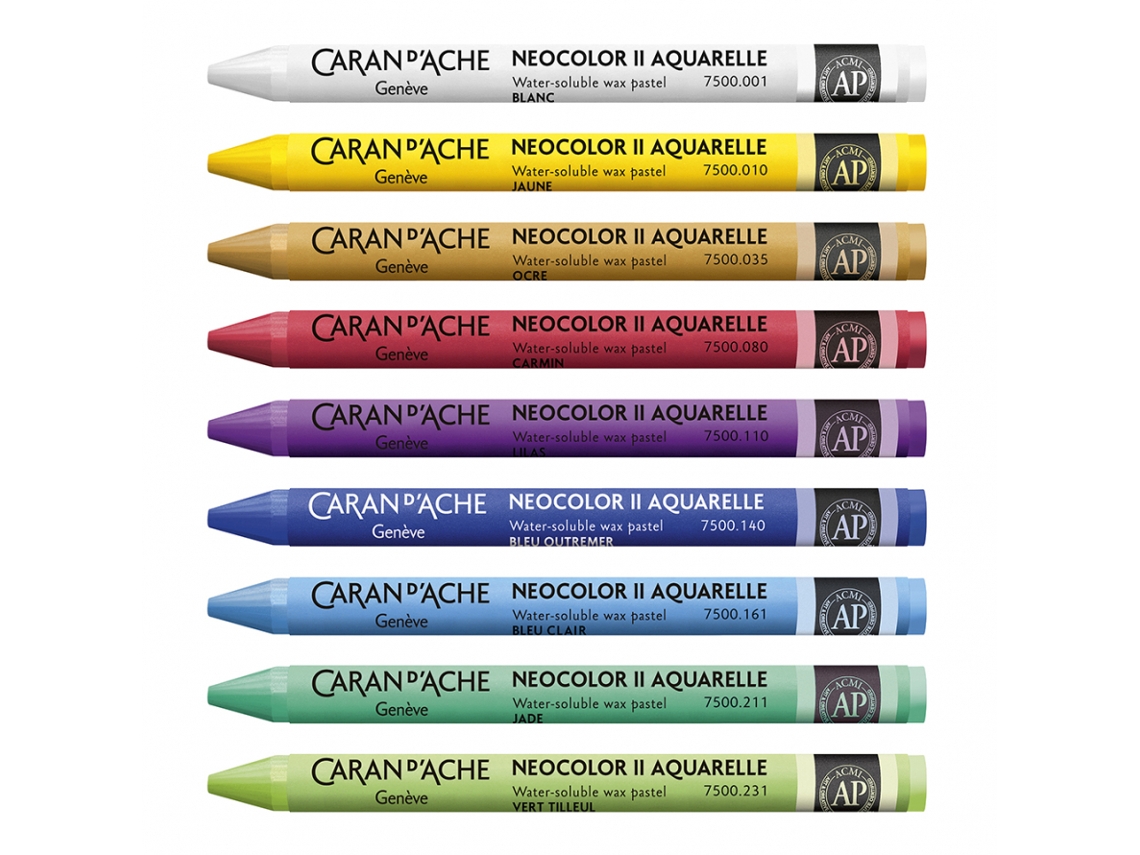 Lápis de Cera Soluveis Neocolor Ii Rosa 081 CARAN D'ACHE