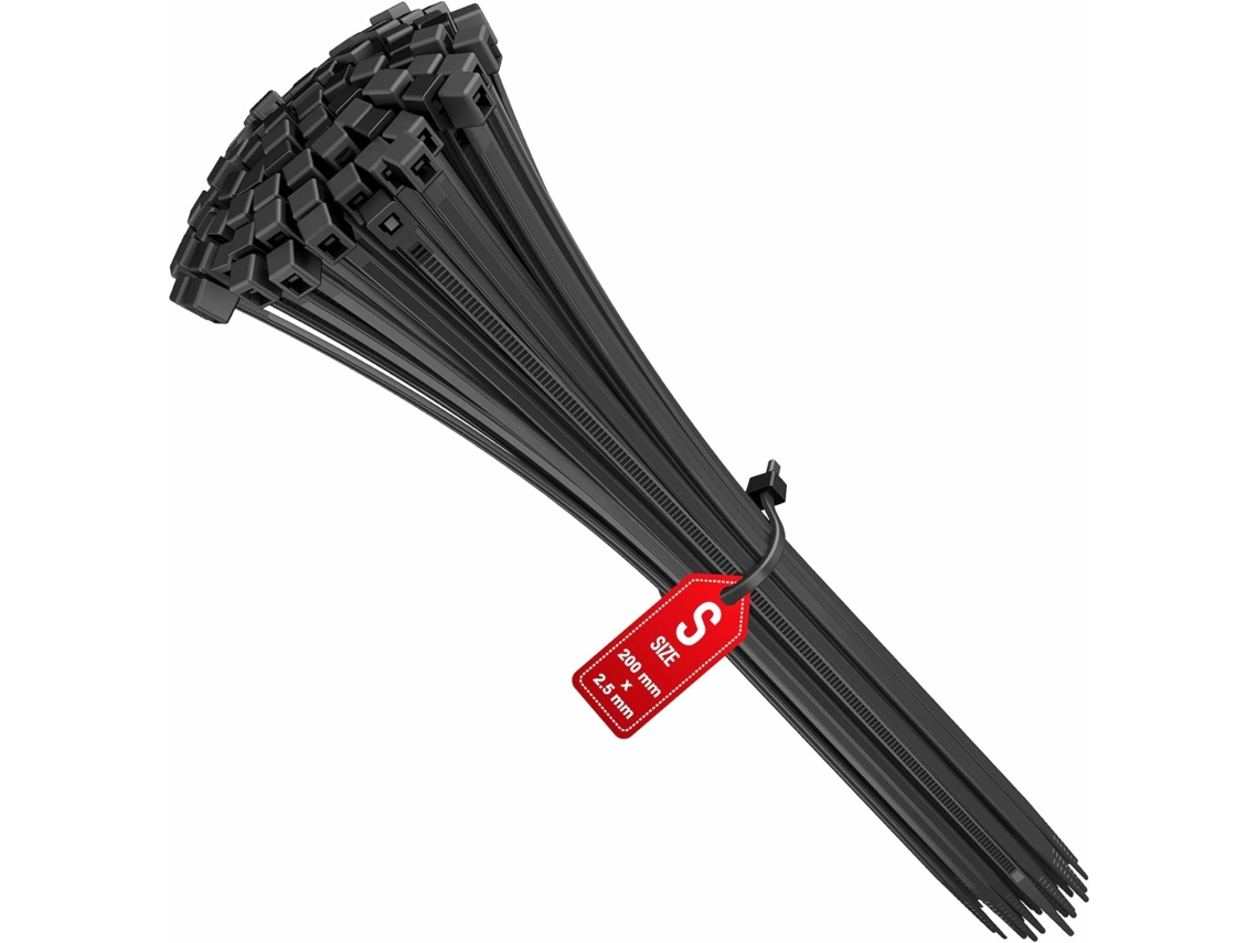 Abraçadeiras De Nylon Rilsan 200 Mm X 2, 5 Mm, Abraçadeiras De Nylon Rilsan, Abraçadeiras De Nylon