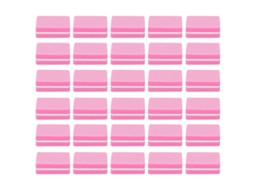 30 Peças Mini Lixa De Unhas Profissional Portátil Bloco De Lixamento Para Manicure Salão Lar Rosa