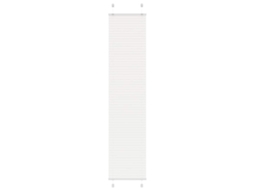 Vidaxl Branco Plissada Cega 40x200 Cm Largura Tecido 39,4 Cm Poliéster