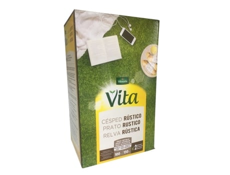 Sementes de Relva Rústica VITA, Instalação e Manutenção Fáceis, Ideal para Jardim, Decorativa, Robusta e Densa, Ray-Grass VITA