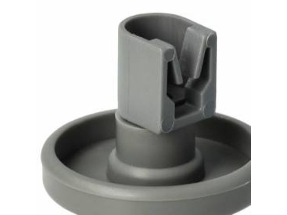 Rolo Cesto Inferior Compatível para Máquinas de Lavar Louça - Cinza, 40 Mm