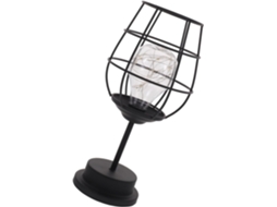 Luminária Noturna Decorativa Em Formato De Taça De Vinho, Funciona A Pilhas E É Ideal Para Casa E Quarto.