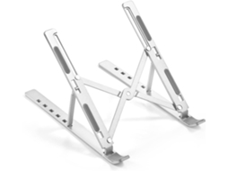 Lurelia Suporte Vertical Para Portátil Ajustável Em 6 Ângulos, Dobrável, Ergonómico, Antiderrapante, Com Ventilação, Em Alumínio