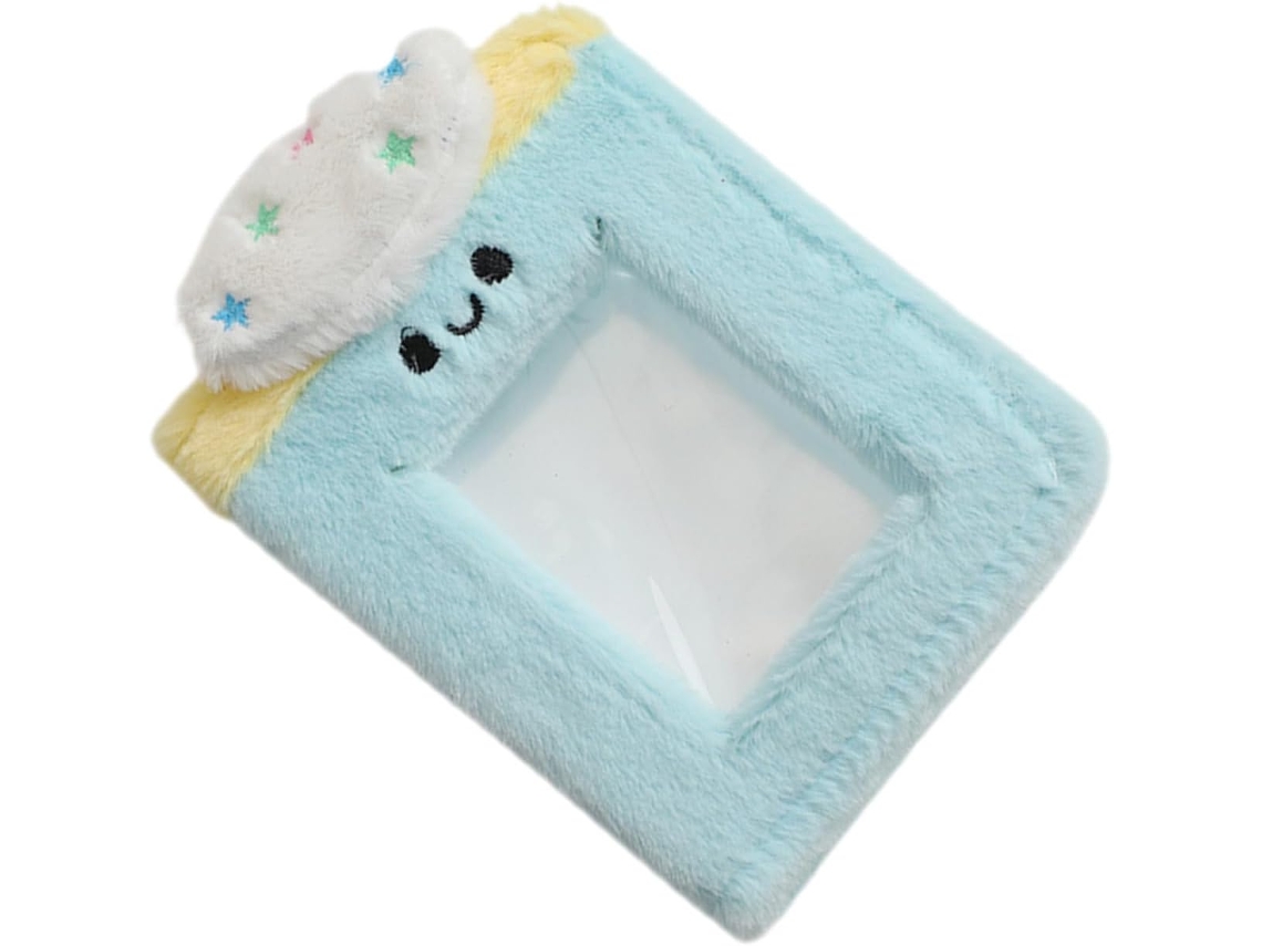 Álbum De Fotos Valiclud Fait Main Em Peluche Bleu Pochettes Pvc Para Proteção De Cartões