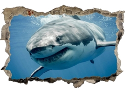 Adesivos Muraux 3d Animal Da Natureza Do Mar Pvc Adesivo de Parede Autoadesivo Para Janela Quarto Sala de estar Decoração de Escritório 70x110cm