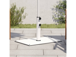 Vidaxl Base De Guarda-sol Para Postes De Ø32/38/48 Mm 15 Kg Retangular