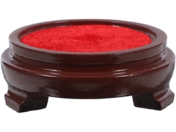 Suporte Madeira Esférica Marrom Exibição Elegante Estável Objetos Decorativos Joias Base Casa GOKOCO