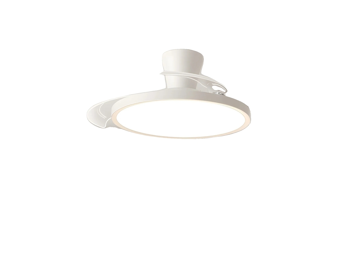 Ventilador De Teto Com Luz, Lã¢minas Retrã¡teis, Controle Remoto, 42 Polegadas, App Com Rc Dimmable Oem