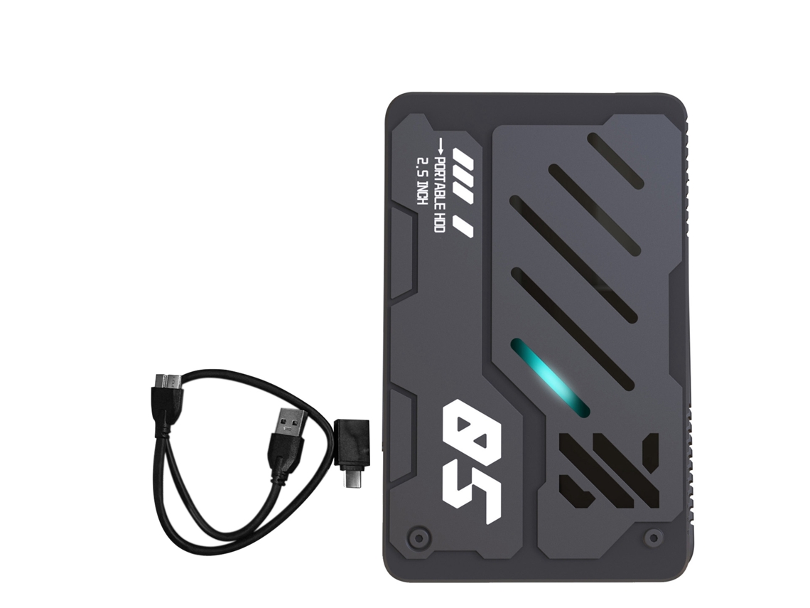 Disco Rígido Externo (luz Rgb Respiratória 2,5 Polegadas Portátil)