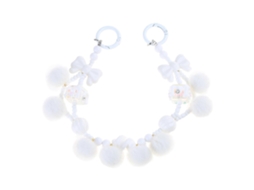 Colar De Pérolas Para Celular, Pulseira De Pelúcia Com Pompom De Pérolas, Capa De Celular, Cordão Anti-perda Para Celular Feminino E Feminino