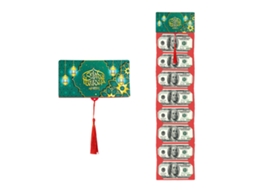 Laxiscreed Envelope Verde Malaysia Dobrável Vermelho Com Cartão E Moldura Criativa