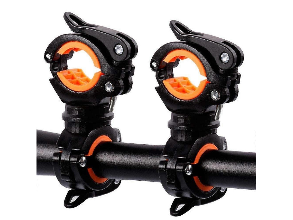 Omni-2 Pacotes De Suporte Para Lanterna De Bicicleta, Suporte Giratório 360°, Ajustável, Diâmetro 18-38mm, Fácil Instalação E Remoção