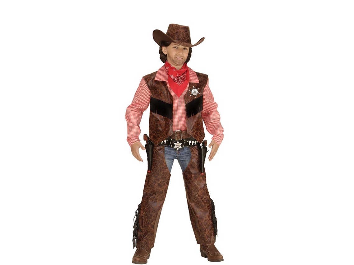 Fato de cowboy pistoleiro para menino