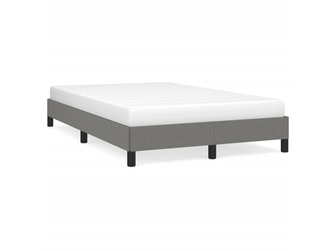 Bed Frame, Bed Frames Vidaxl Cinzeto Tecido (120 X 200 Cm)