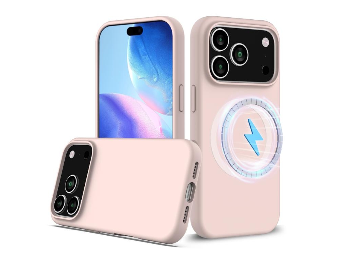 Capa De Silicone Com Magsafe Para Iphone 17 Pro - À Prova De Choque E Resistente A Quedas