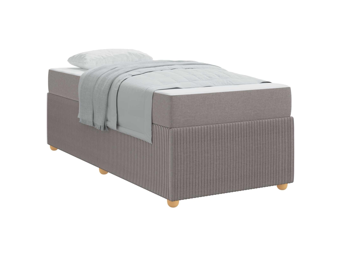 Estrutura da Cama Cinzento Acastanhado Tecido MAISON EXCLUSIVE 80x200 cm