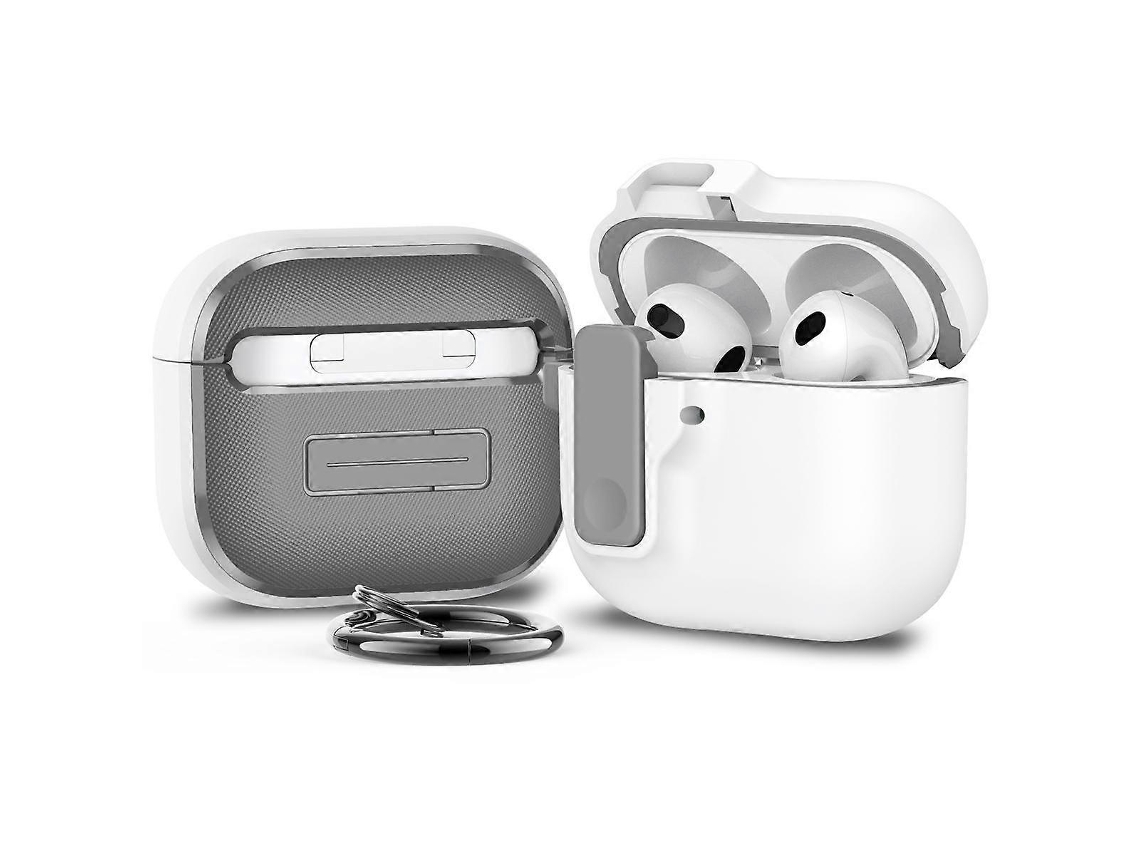 Capa Protetora À Prova De Choque Com Trava Automática Para Fones De Ouvido Bluetooth Airpods 4