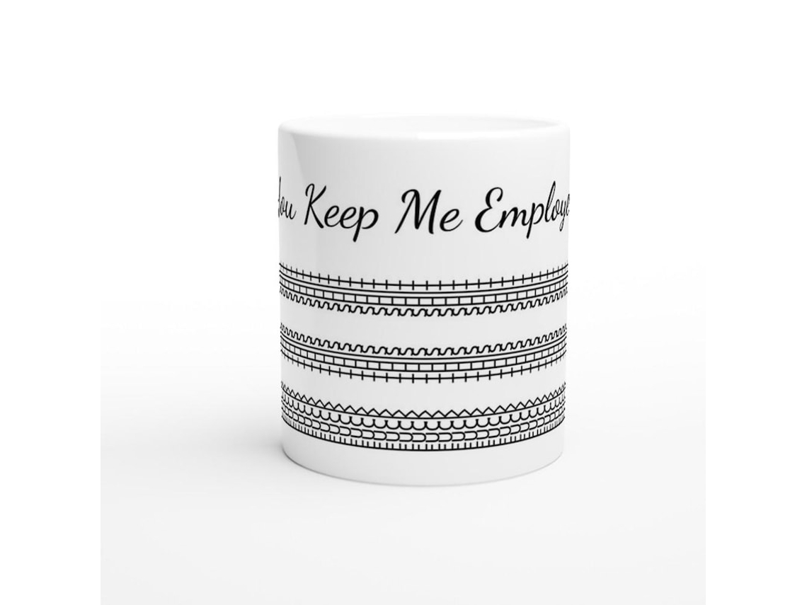 (estilo 2) Caneca De Café De Cerâmica Com Uma Mensagem Oculta: "estou Te Enlouquecendo."