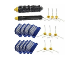 Kit com 18 Filtros para Aspirador Robô+ Escova Lateral 600 536 55 BRILVIBERA