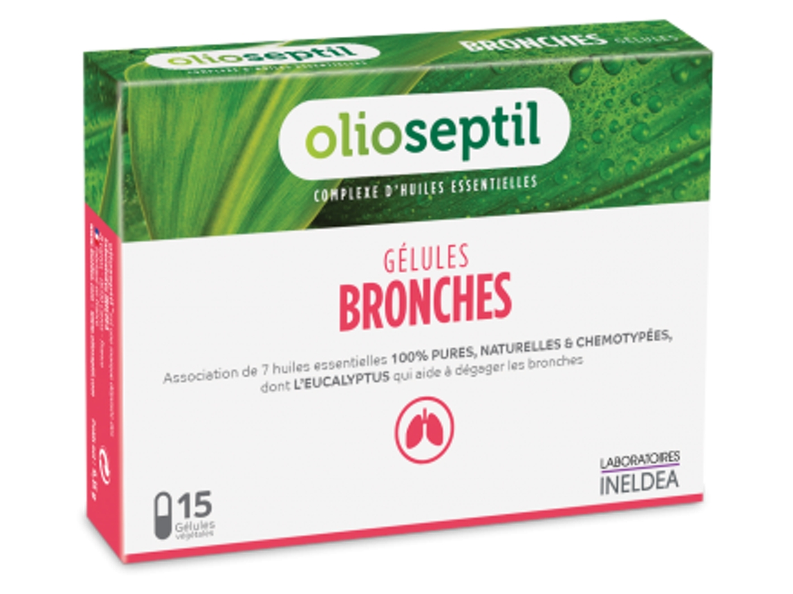 INELDEA Olioseptil brônquios 15 cápsulas