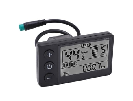 FAFEICY Medidor de Display Lcd para Bicicleta Elétrica S866 Display Lcd Medidor 24V 36V 48V Painel Controle