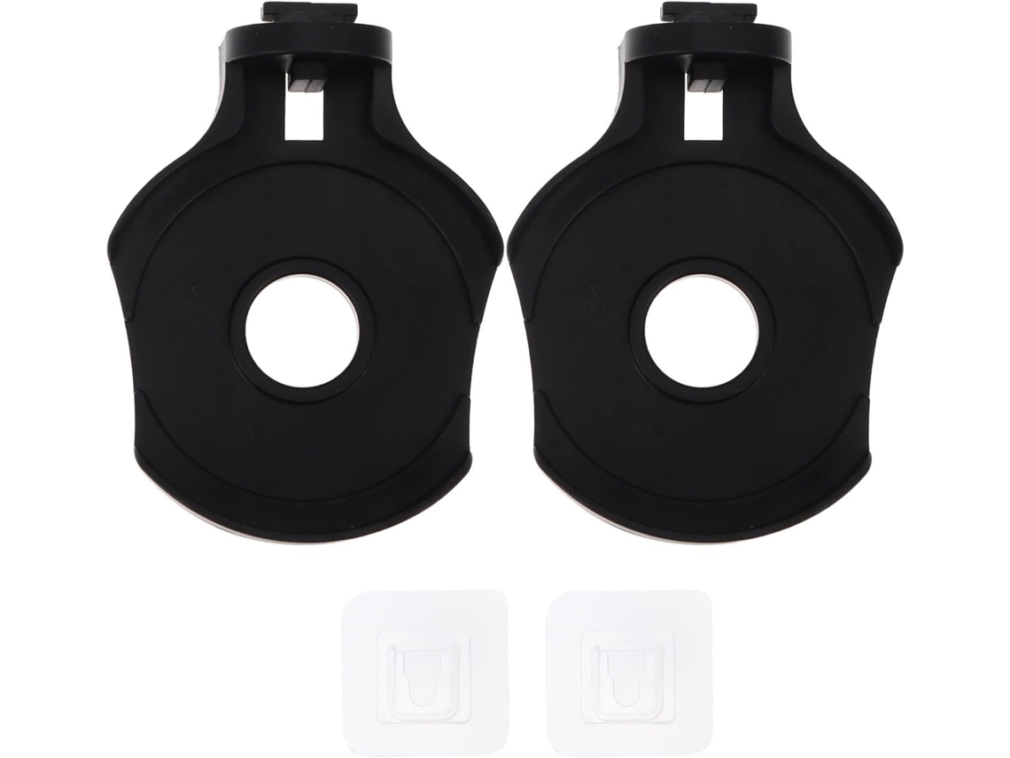 Suporte De Parede Para Dispensador Sabonete Automático Homsfou, Preto Fosco, Para Hotéis E Restaurantes, Conjunto Com 2 Unidades